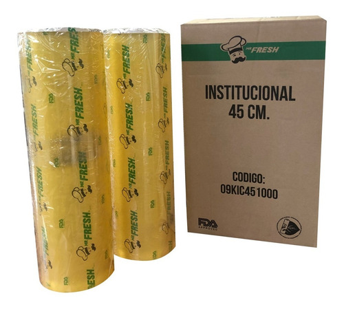 Emplayadora Acero Inoxidable + 2 Vitafilm 45cm 800m Mr Fresh