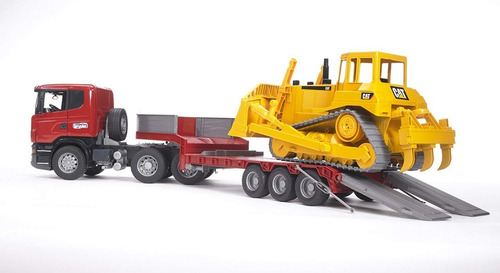 Scania R-serie Con Cat Excavadora 1:16 Bruder 3555 Alemania