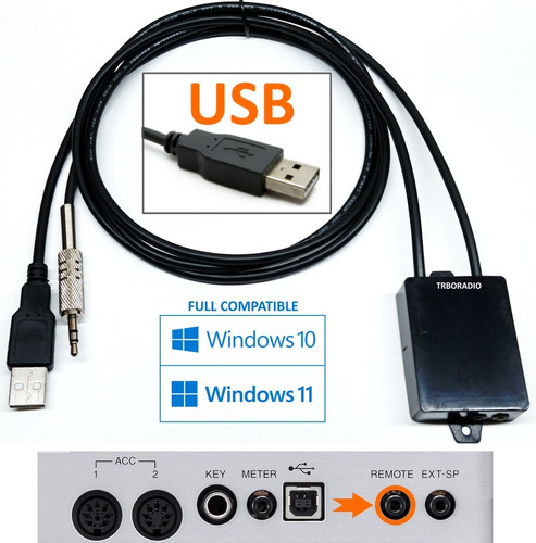 Interfaz Cat O Interface Usb Para Equipos Icom Windows 10/11