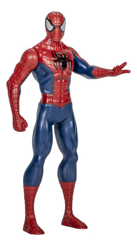 Kit 2 Bonecos Marvel Basics Homem Aranha & Capitão América