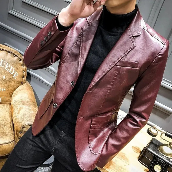 Saco De Cuero Hombre | MercadoLibre 📦