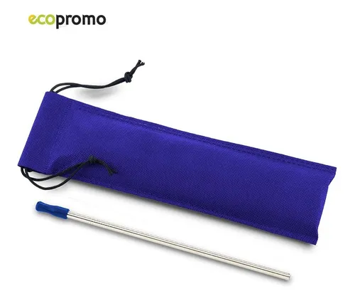 Pitillo Reutilizable Metalico Personal Ecológico X 2 Uni