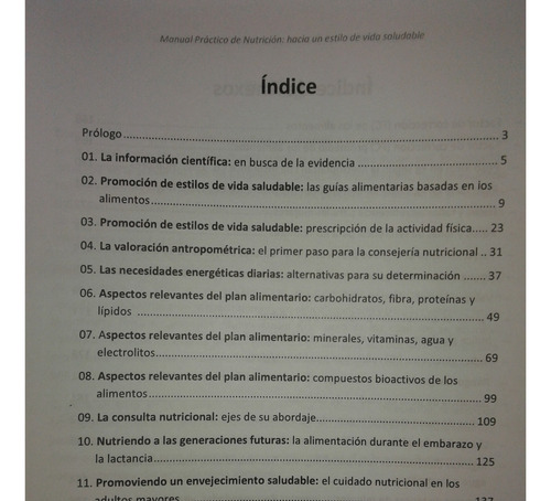Manual Practico De Nutricion. Hacia Estilo Vida Saludable