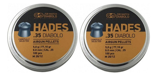 Diabolo Jsb Hades Calibre 35  (2 Latas)