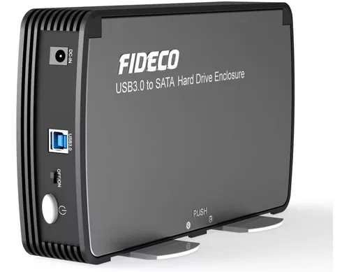 Caja Disco Duro - 3.5 USB 3.0,Carcasa Disco Duro USB 3.0 a SATA Caja para  2.5/3.5 HDD SSD, Soporta UASP INATECK, negro