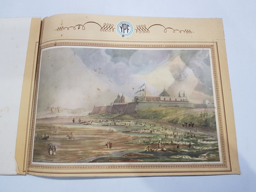 Imagen 4 de 5 de Ypf Antiguas Láminas Desmontables Almanaque 1940 Mag 58622
