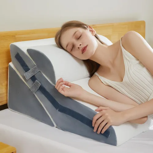 Almohadas De Cuña Ajustables Para Dormir Y Leer Tamaño Grand