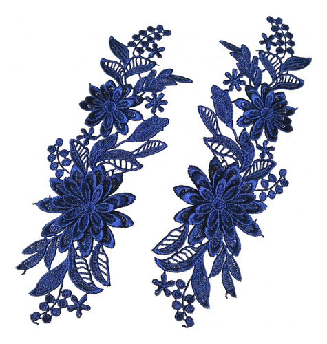 Apliques De Encaje De 2 Piezas, Apliques De Boda, Apliques