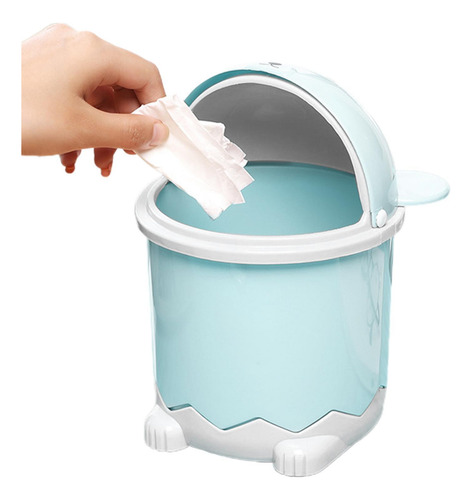 Papelera Pequeña Para Escritorio Contenedor De Basura De Mes