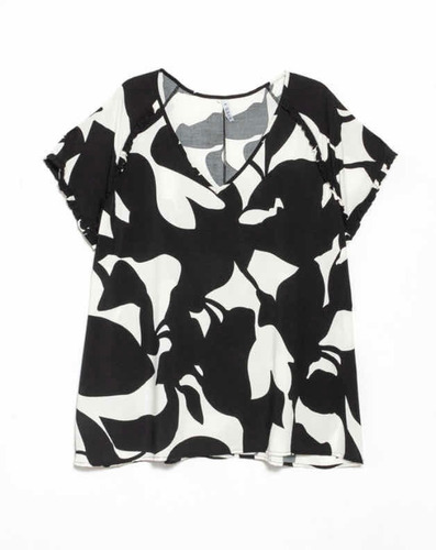 Imagen 6 de 8 de Blusa De Fibrana Estampada Talles Grandes/especiales
