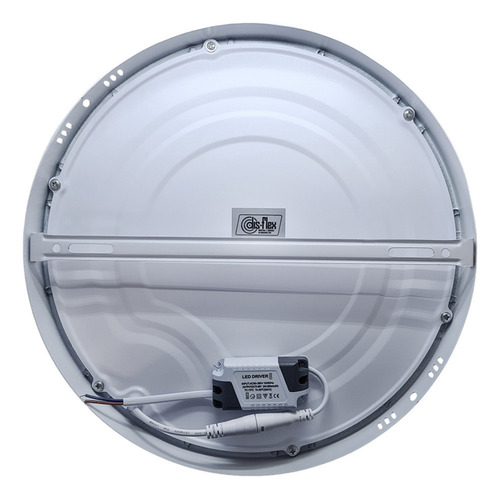 Plafon Painel Redondo Sobrepor 24w Branco Frio 6500k Bivolt
