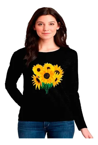 Poleras de girasoles hotsell