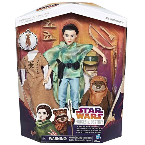 Star Wars Forces Of Destiny Leia Organa & Wicket El Ewok