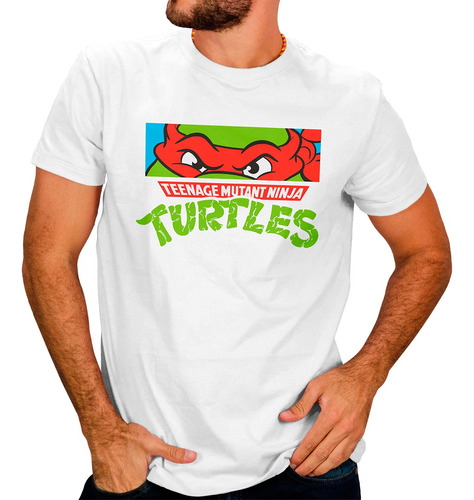 Playera Tortugas Ninja Caricaturas Retro Para Hombre #46