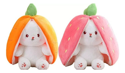 * A Juguete De Peluche Con Almohada De Conejito De Zanahoria