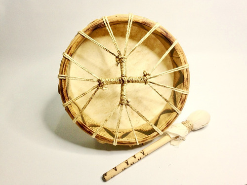 Imagem 4 de 5 de Tambor Xamãnico Lakota 12 Polegadas 30x7cm