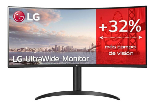 Imagen 1 de 1 de Monitor gamer curvo LG UltraWide 34WP65C LCD 34" negro 100V/240V