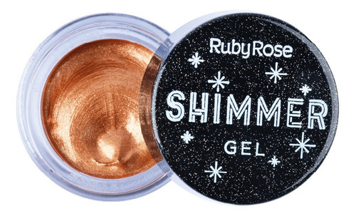 Iluminador Shimmer Em Gel 3-bronze Ruby Rose Hb-8404