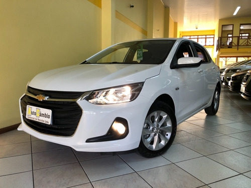 Imagem 12 de 12 de Onix Ltz 1.0 Aut. Turbo Branco 9.000 Km Completo Impecável