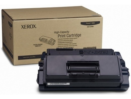 Tóner Laser Xerox 106r01372 Bk (20k) / Phaser 3600 Original