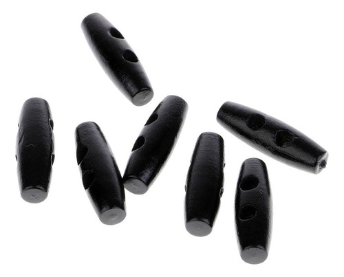 50pcs Botones De Ovalados De Para Abrigos Toggles Buttons 2