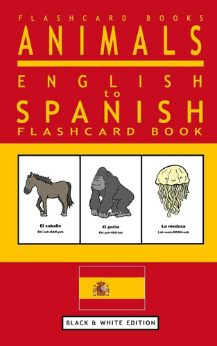 Libro: Animales - Libro De Tarjetas Didácticas De Inglés A E