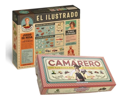 Combo Camarero + Ilustrado Maldon De Casa Valente