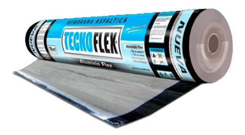 Membrana Asfáltica 40kg Con Aluminio Flexible Tecnoflex