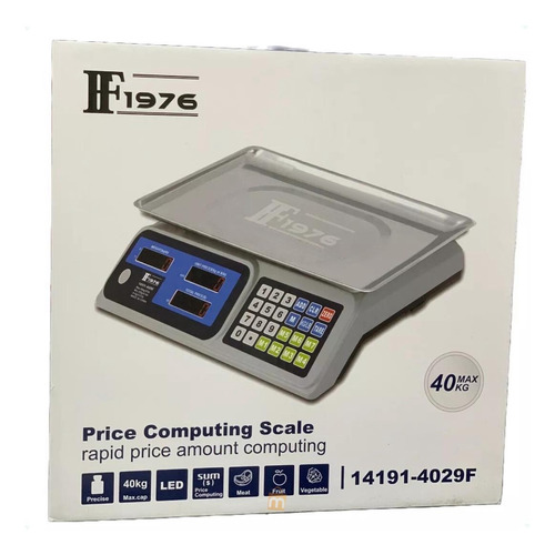 Balanza Peso Digital 40 Kg Peso Electronico Charcutero