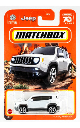 Matchbox - Vehículo 19 Jeep Renegade - 30782