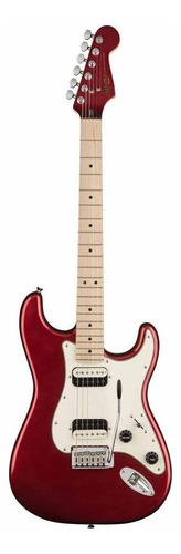 Guitarra elétrica Squier by Fender Contemporary. Stratocaster HH de choupo dark metallic red brilhante com diapasão de bordo