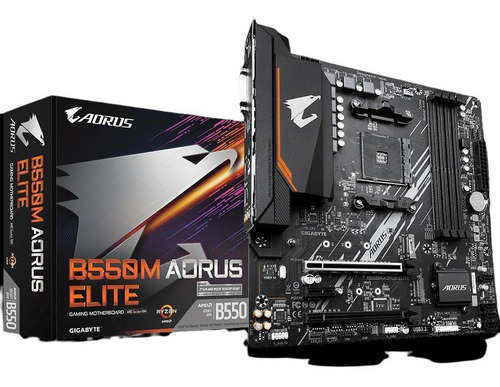 Placa Mãe Gigabyte B550m Aorus Elite Ddr4 Amd Am4 Matx