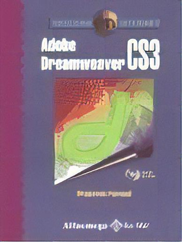 Adobe Dreamweaver Cs3 De Francisco Pascual Gon, De Francisco Pascual Gonzalez. Editorial Alfaomega Grupo Editor En Español