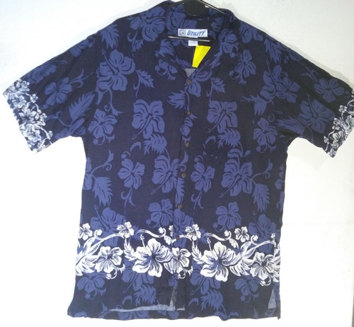 Camisa Hawaiana Floreada  Tropical Vintage V 936