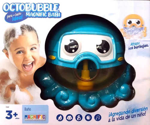 Juguete Para El Baño Burbujero Pulpo Octobubble Magnific 