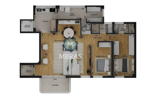 Apto Renovado | Vl Olímpia | 2 Dorms | 1 Suíte | 2 Vagas | 121m² - Mb8360
