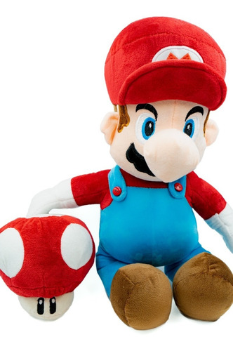 Peluche Super Mario Bros Hongo Premium Kawaii 30 Cm