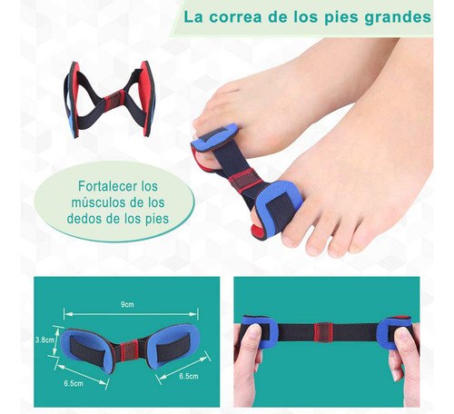 Kit De Corretores E Protetores De Joanetes, 6 Peças,