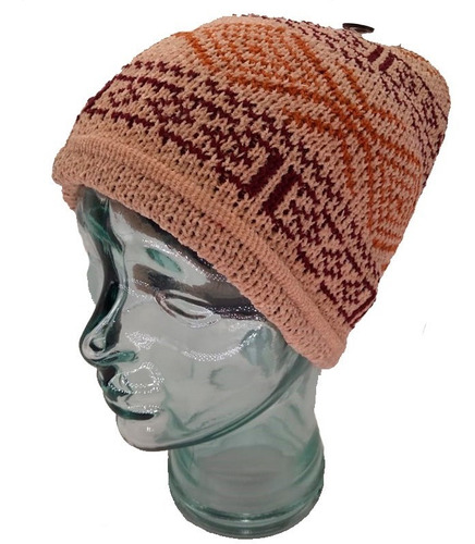 Gorro Tejido Multicolor De Chenille 7646 Excelente Calidad