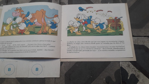 Libro Antiguo Edukit ** Donald En La Gran** Walt Disney 1984 (Usado)