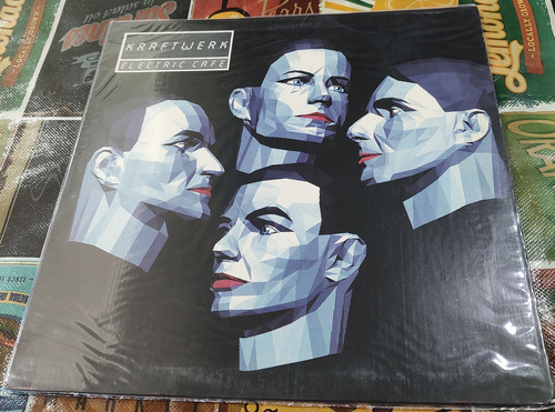 Kraftwerk - Electric Cafe Lp Brasil 1r Edic  Promo New Order