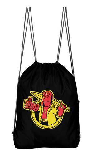 Bolso Deportivo Hellboy Dibujo (d1544 Boleto.store)