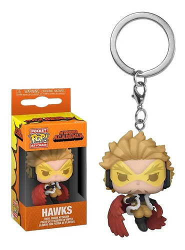 Llavero Funko My Hero Academy Hawks Original Nuevo