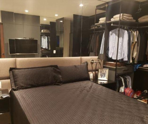 Cobertura Duplex Com Vista Mac E Baia Gb, Finamente Decorada, Mobiliada, Sala, 2 Qtos, 2 Stes, Cozinha Americana, Churrasqueira, Piscina E 2 Vagas. - Co0361