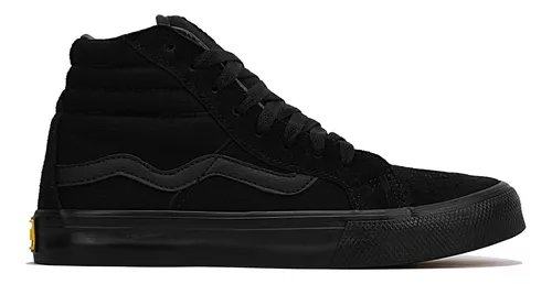 Hi Top Lona Camurça Black/ Branco