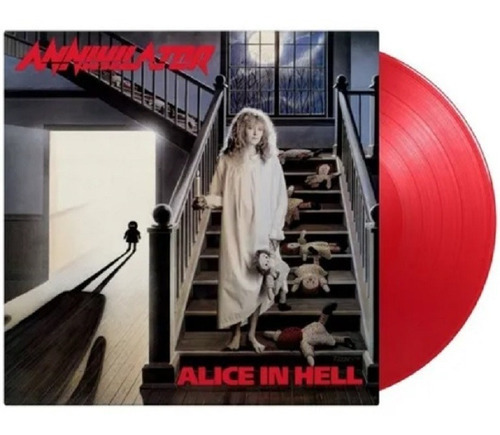 Annihilator - Alice In Hell X 1 Lp Red Translucent Vinil Versão do álbum Edição limitada