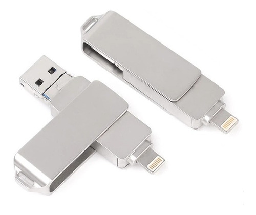 Pendrive Multifunción 3 En 1 Usb 3.0 Lightning Microusb 32gb