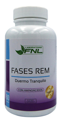 Fasesrem 350 Mg 60 Cáps Naranjo Cedrón Triptofano Tirosina