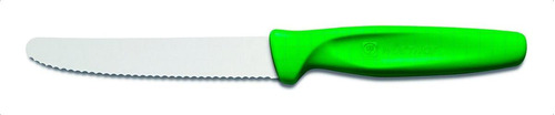 Cuchillo Universal De Acero Inoxidable, 10 Cm. Color Verde