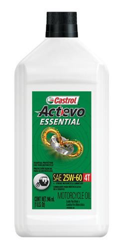 Imagen 1 de 1 de Castrol Actevo Essential 25w60 Qt